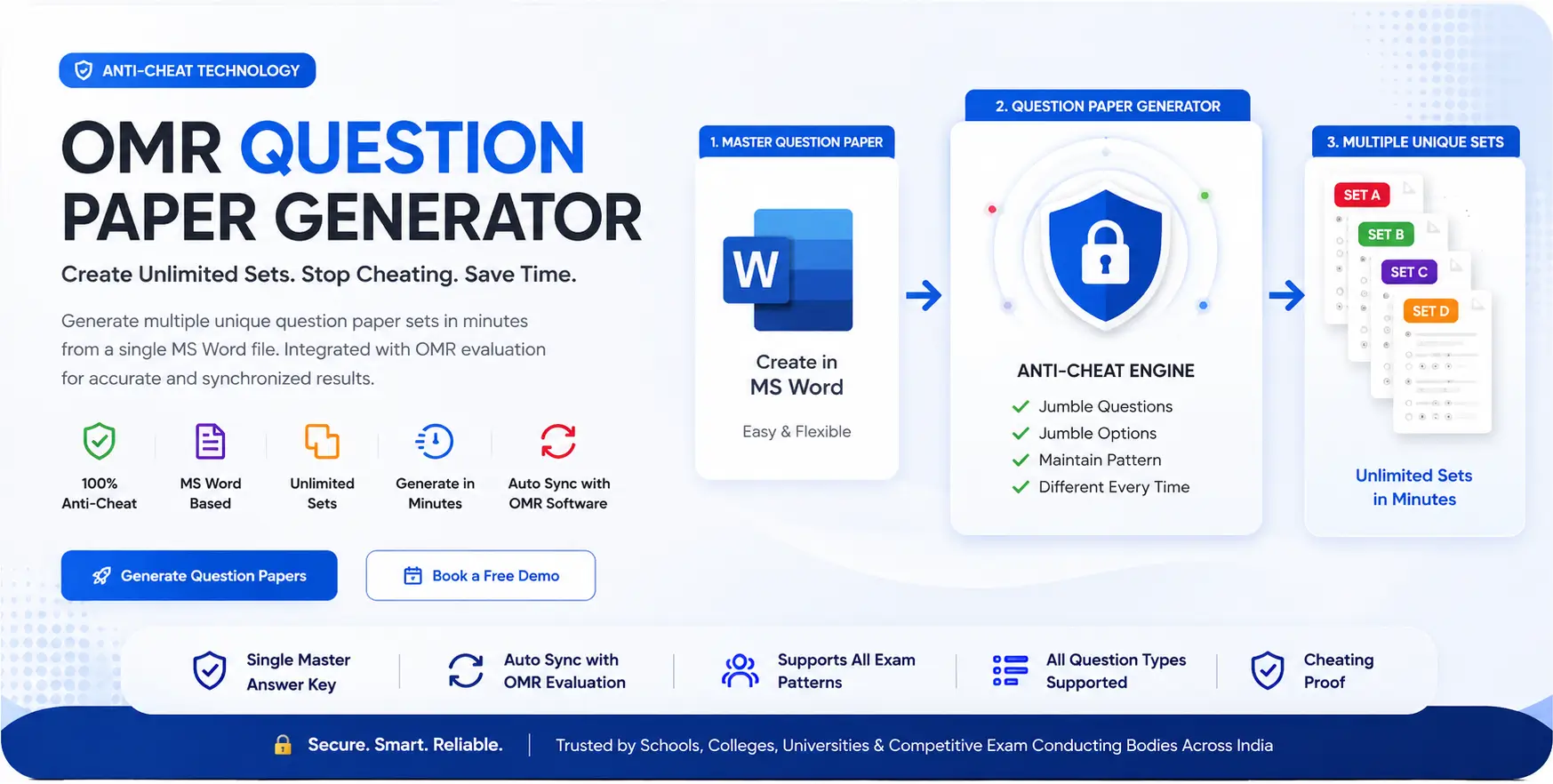 OMR Question Paper Creator